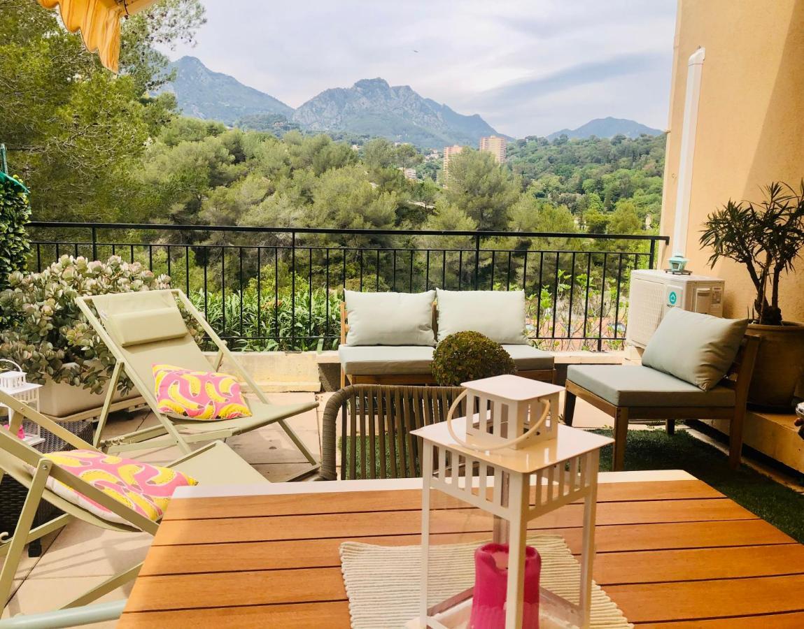 Mon Appart Avec Terrasse Et Piscine Roquebrune-Cap-Martin Zewnętrze zdjęcie