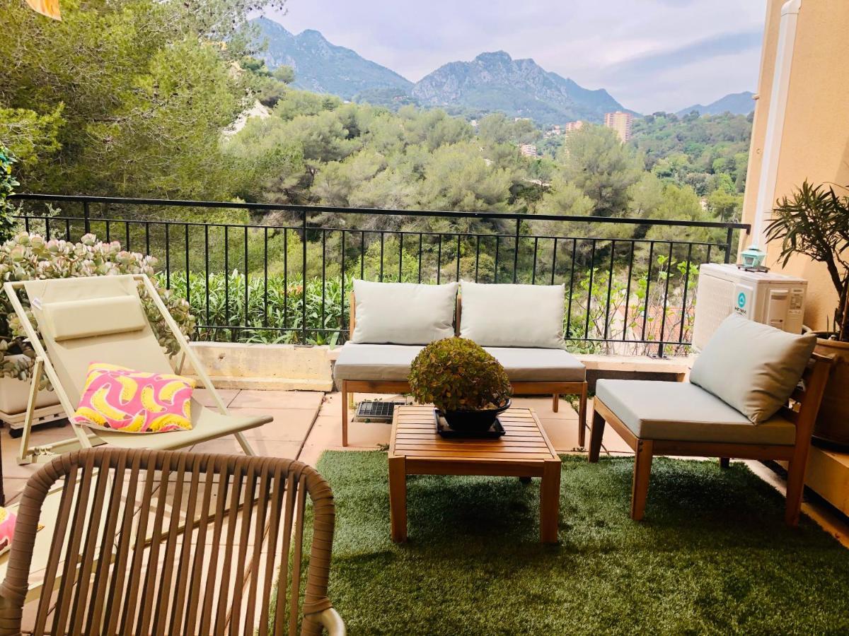Mon Appart Avec Terrasse Et Piscine Roquebrune-Cap-Martin Zewnętrze zdjęcie